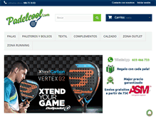 Tablet Screenshot of padelcool.com